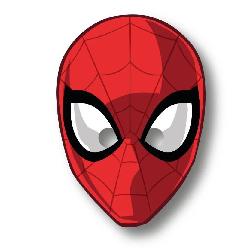 Μάσκες Spiderman Χάρτινες (6 τεμ)