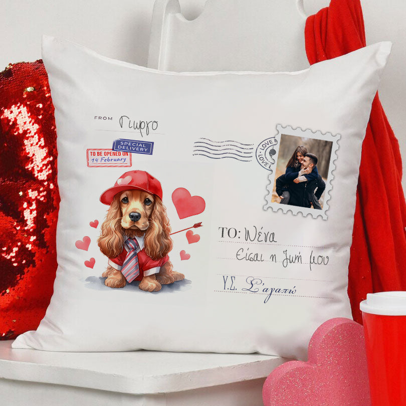 Μαξιλάρι Αγίου Βαλεντίνου - Love Delivery