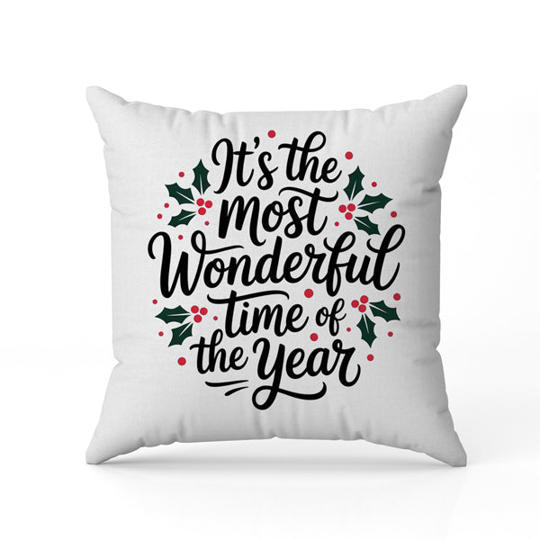 Μαξιλάρι Χριστουγεννιάτικο – Most Wonderful Time