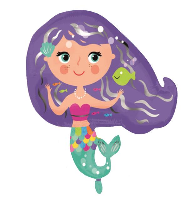 Μπαλόνι Φοιλ Σχήμα Γοργόνας Mermaid