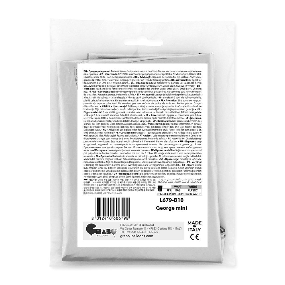 Mini Shape Μπαλόνι George το γουρουνάκι 14"