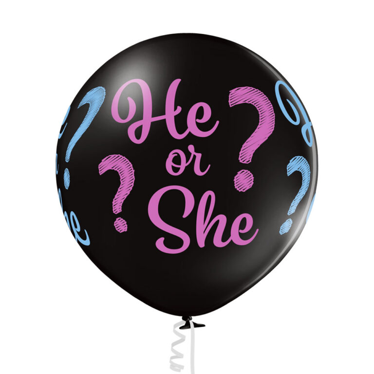 Μπαλόνι "He or She Gender Reveal 79 εκ