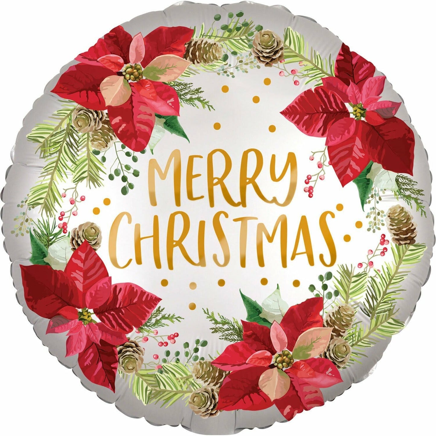 Μπαλόνι Χριστουγέννων Αλεξανδρινά 18″