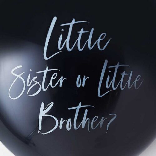 Μπαλόνι για Gender Reveal "Little Sister or Brother"