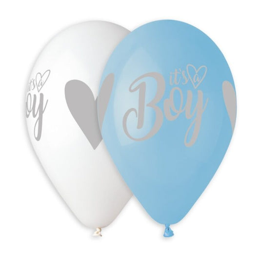 Μπαλόνι It's a Boy ασημί εκτύπωση 13"