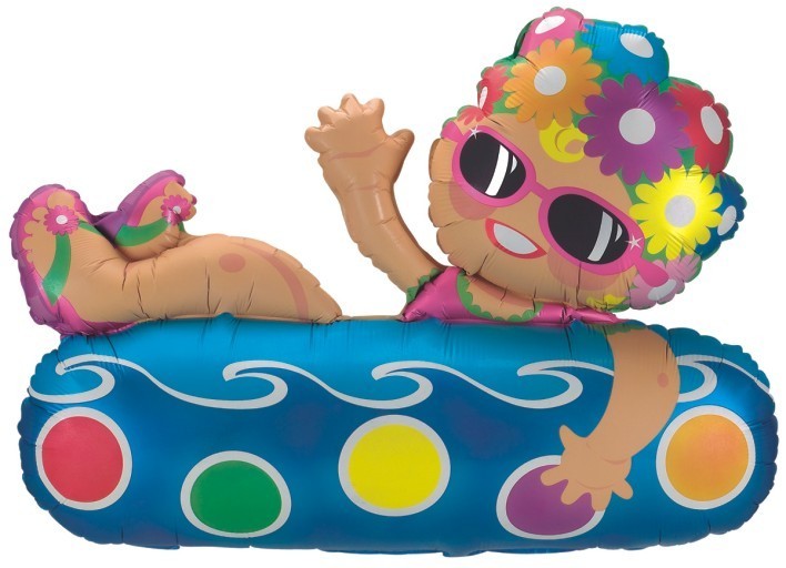 Μπαλόνι Κορίτσι που κολυμπάει 91 εκ