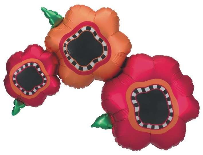 Μπαλόνι Πολύχρωμες Παπαρούνες 127 εκ