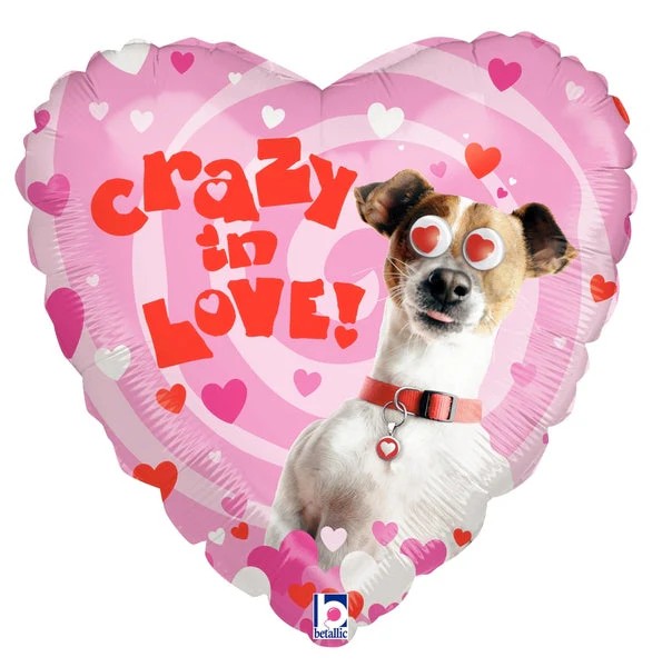 Μπαλόνι σκυλάκι "Crazy In Love" 21"