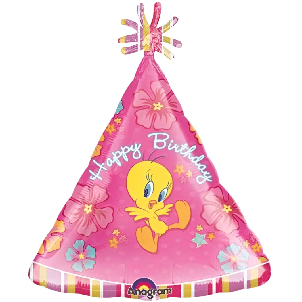 Μπαλόνι Tweety καπέλο Happy Birthday