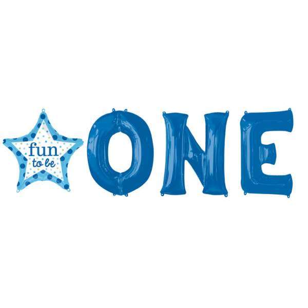 Σετ Μπαλόνια "Fun to be One" αγοράκι (4 τεμ)