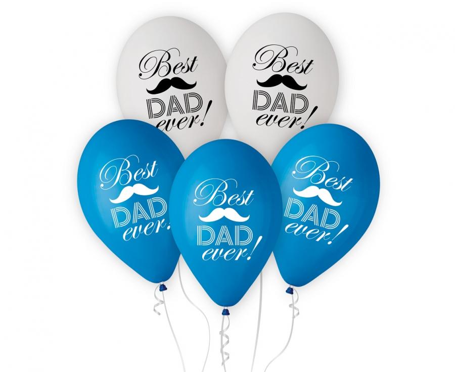 Μπαλόνια Best Dad ever (5 τεμ)