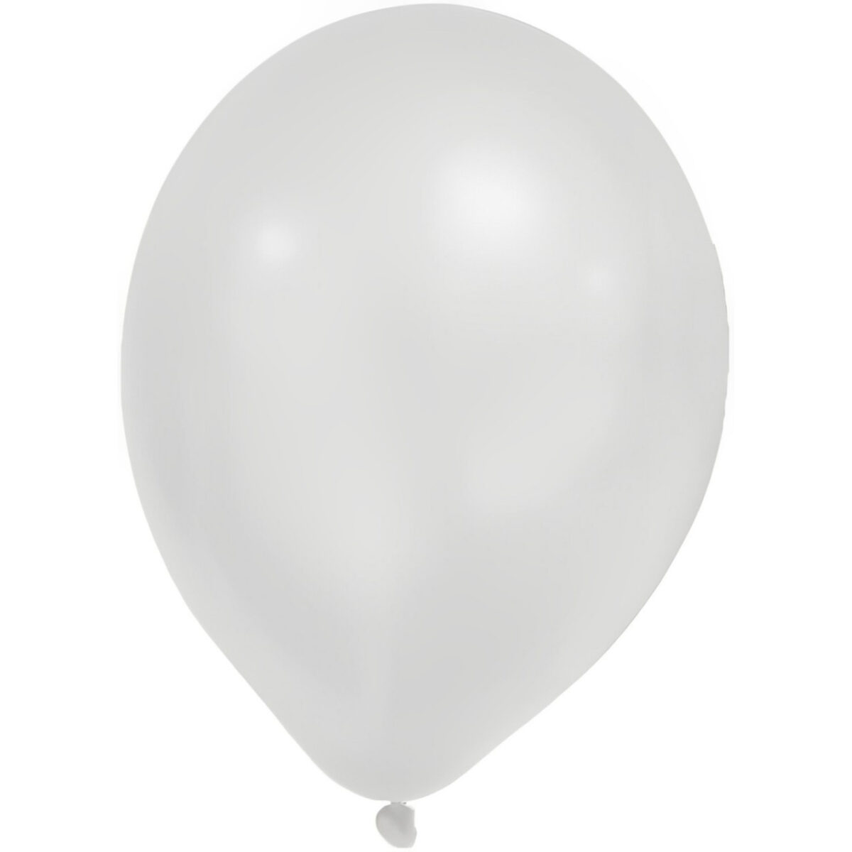 Μπαλόνια Λάτεξ Άσπρο Παστέλ Μεταλλικό (8 τεμ)