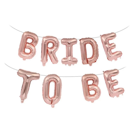 Μπαλόνια ροζ χρυσό "Bride to Be
