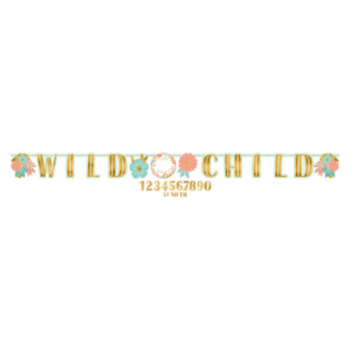 Μπάνερ Boho "Wild Child" 320cm