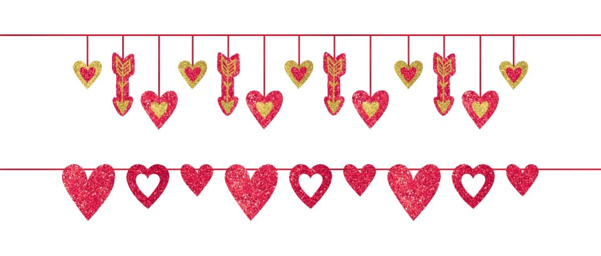 Μπάνερ Valentine's Day (2 pcs)