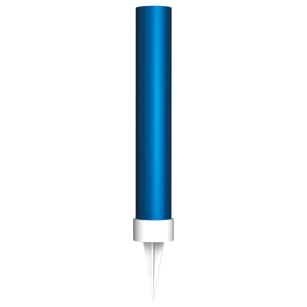 Μπλε πυρσοί για τούρτα (2 τεμ)