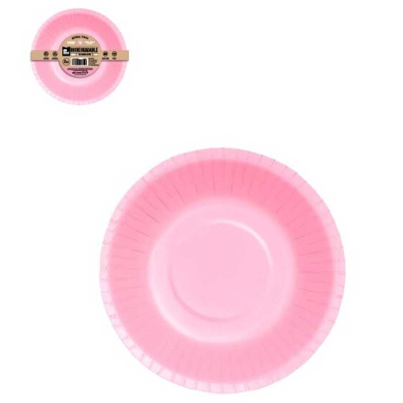 Μπολ πάρτυ Ροζ Πστέλ (6 τεμ)