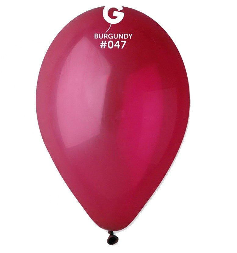 Μπορντό Λάτεξ Μπαλόνια (10 τεμ)