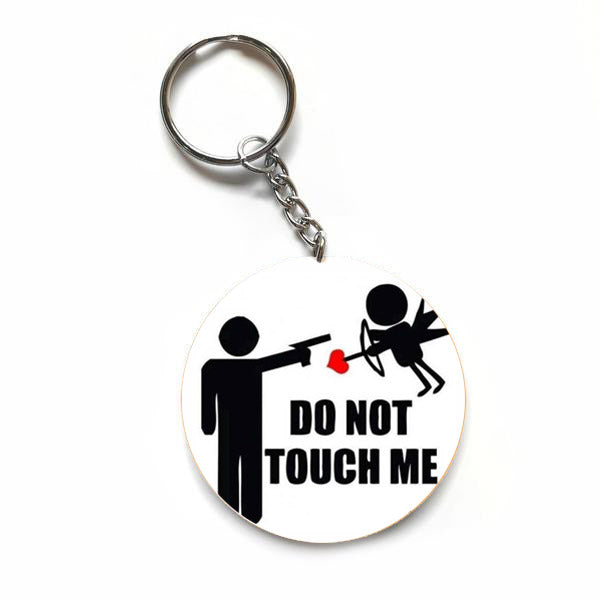 Μπρελόκ Anti-Valentine Έρωτας "Do not touch me"