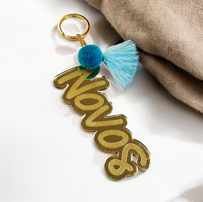 Λαμπάδα Νονός Plexi Μπρελόκ Αρωματική