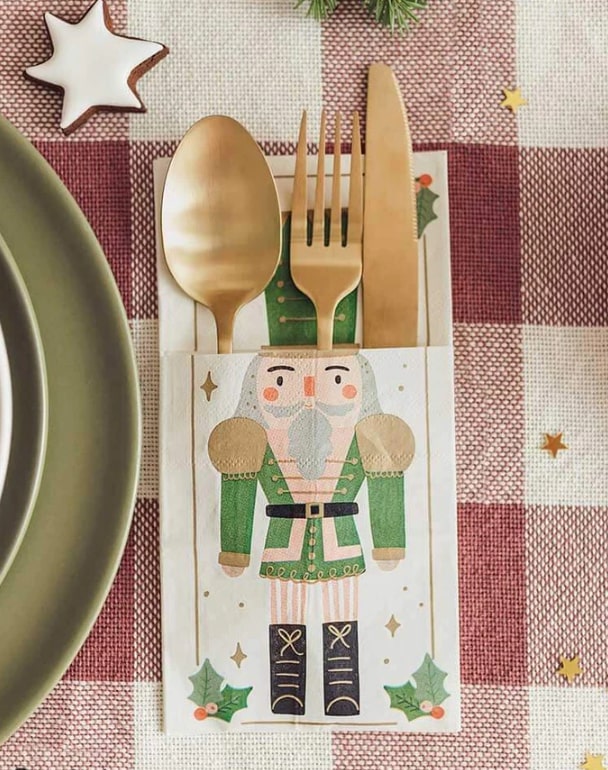 Θήκη για Μαχαιροπίρουνα Καρυοθραύστης - Nutcracker 10x20 εκ / 6 τμχ