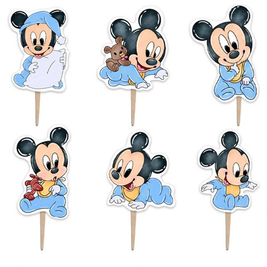 Οδοντογλυφίδες Baby Mickey (6 τεμ)