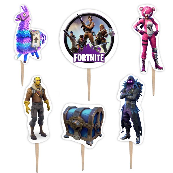 Οδοντογλυφίδες πάρτυ Fortnite (6 τεμ)