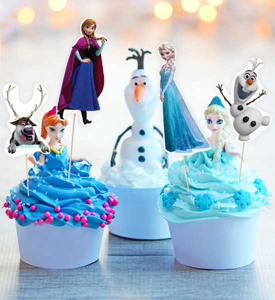 Οδοντογλυφίδες πάρτυ Frozen (6 τεμ)