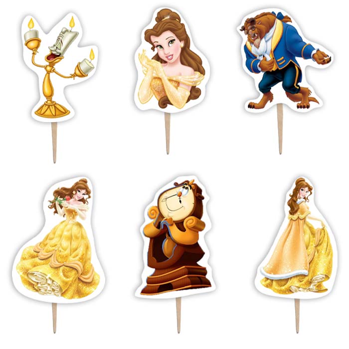 Οδοντογλυφίδες πάρτυ Πεντάμορφη (6 τεμ)