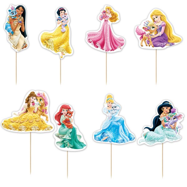 Οδοντογλυφίδες πάρτυ Πριγκίπισσες (8 τεμ)