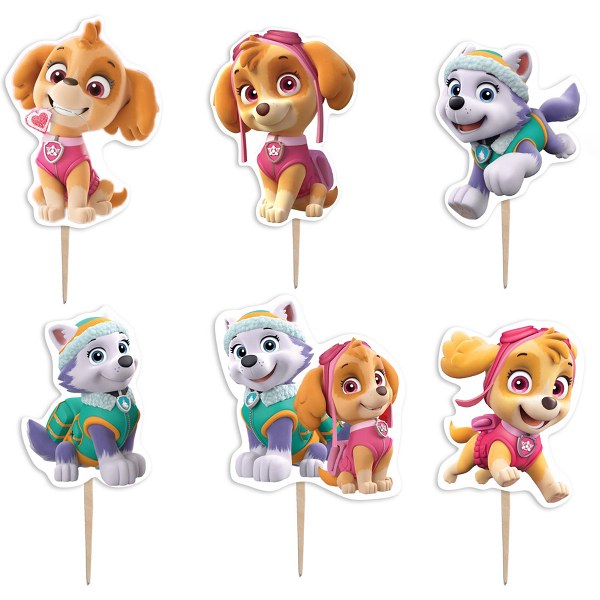 Οδοντογλυφίδες πάρτυ Skye & Everest (6 τεμ)