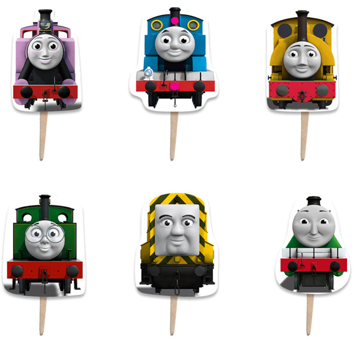 Οδοντογλυφίδες πάρτυ Τόμας το Τρενάκι (6 τεμ)