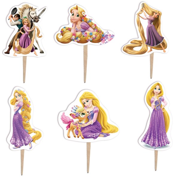 Οδοντογλυφίδες Ραπουνζέλ (6 τεμ)