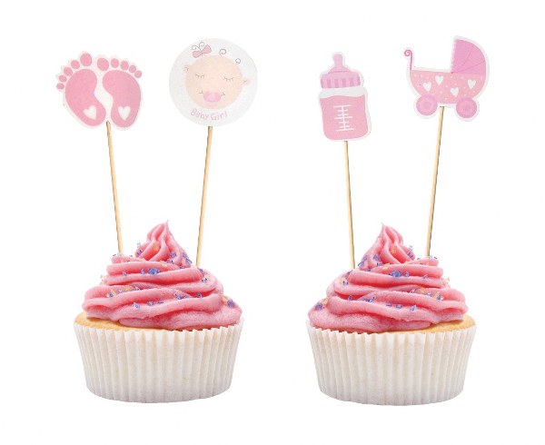 Οδοντογλυφίδες Baby Shower κορίτσι (12 τεμ)