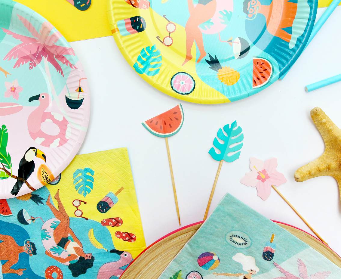 Οδοντογλυφίδες Summer Party (6 τεμ)