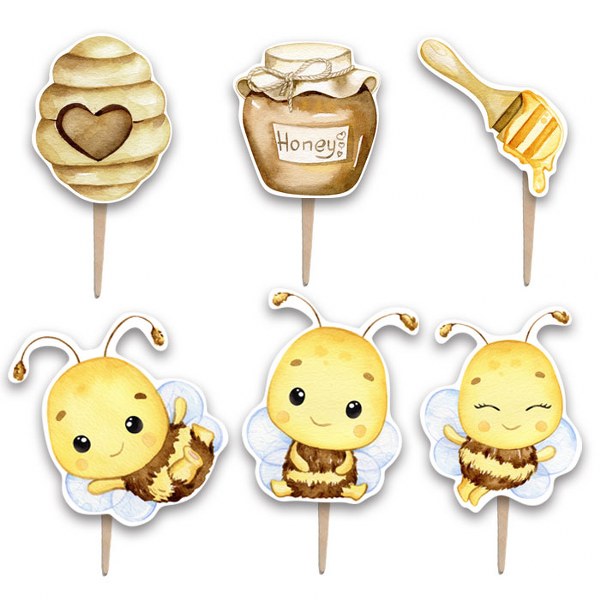 Οδοντογλυφίδες Μέλισσα (6 τεμ)