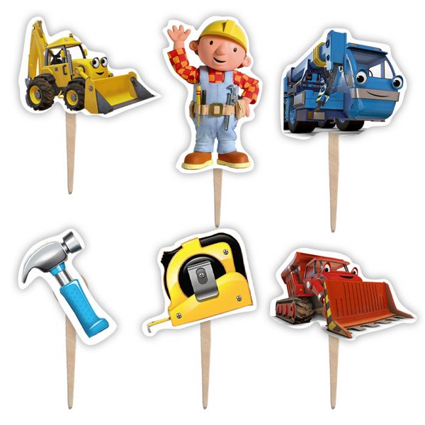 Οδοντογλυφίδες Μπομπ ο Μάστορας (6 τεμ)