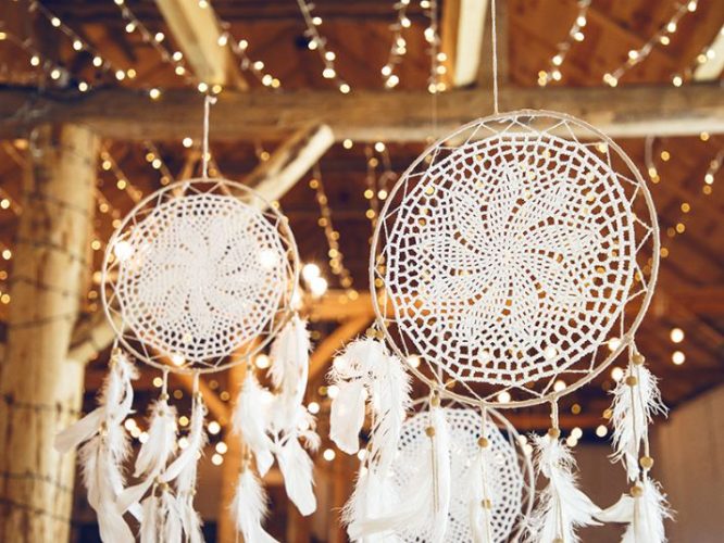 Ονειροπαγίδα με πούπουλα