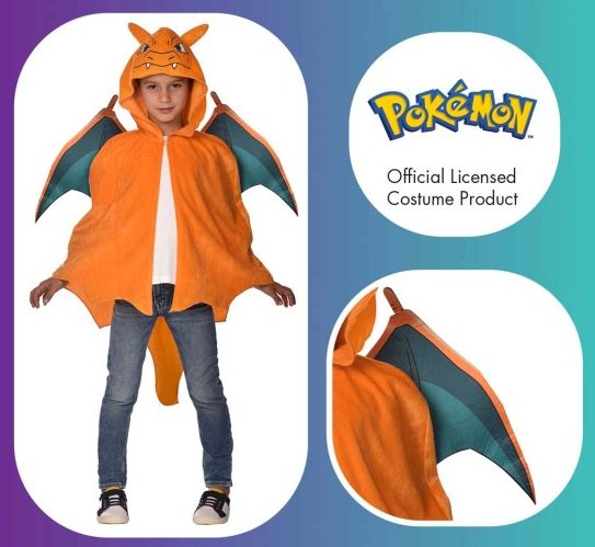 Στολή - Κάπα Charizard Pokemon / 3 - 7 Ετών