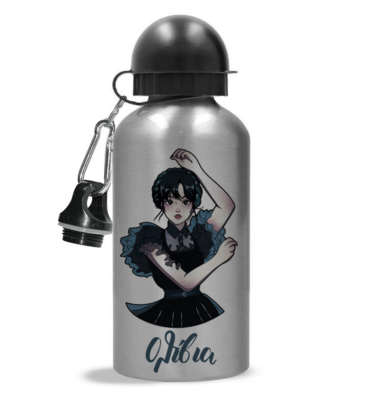 Παιδικό ανοξείδωτο Παγούρι με όνομα - Wednseday Dance