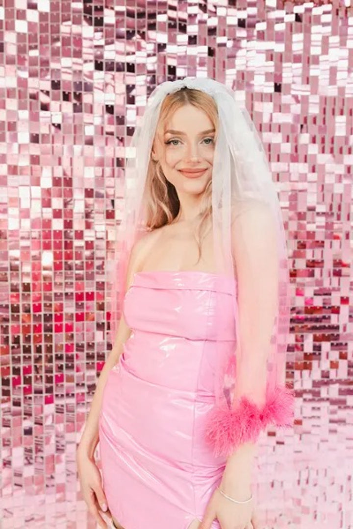 Πέπλο Bride to Be με κρόσια