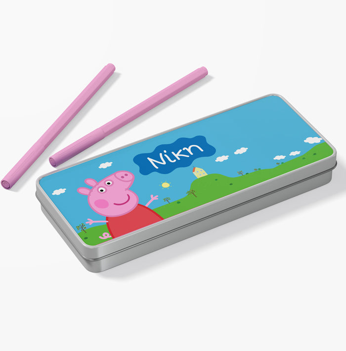 Κασετίνα με όνομα - Πέππα το Γουρουνάκι