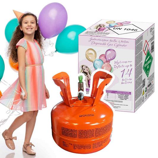 Φιάλη ήλιον για 14 μπαλόνια