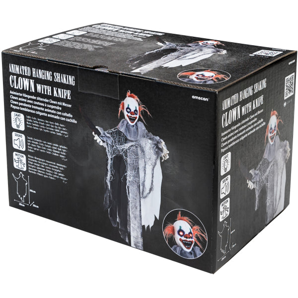 Φιγούρα Halloween - Κρεμαστός Κλόουν με φως και ήχο