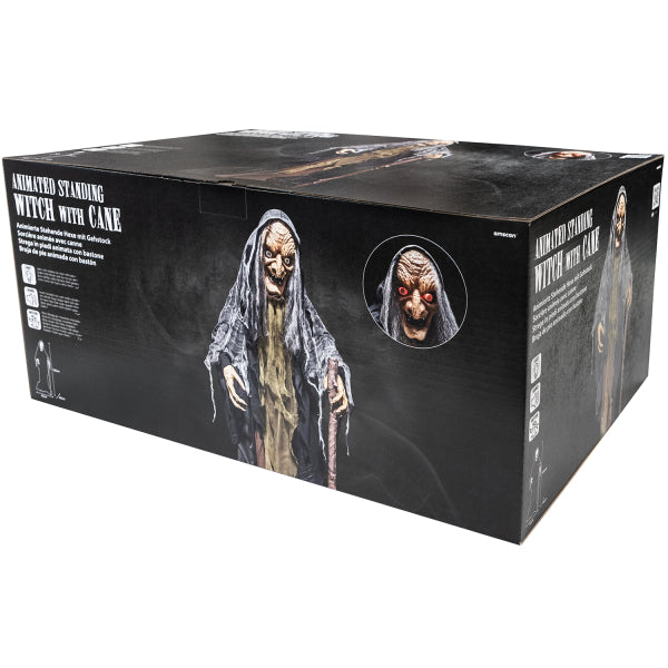 Animatronic Φιγούρα Halloween - Μάγισσα με φως και ήχο 160cm