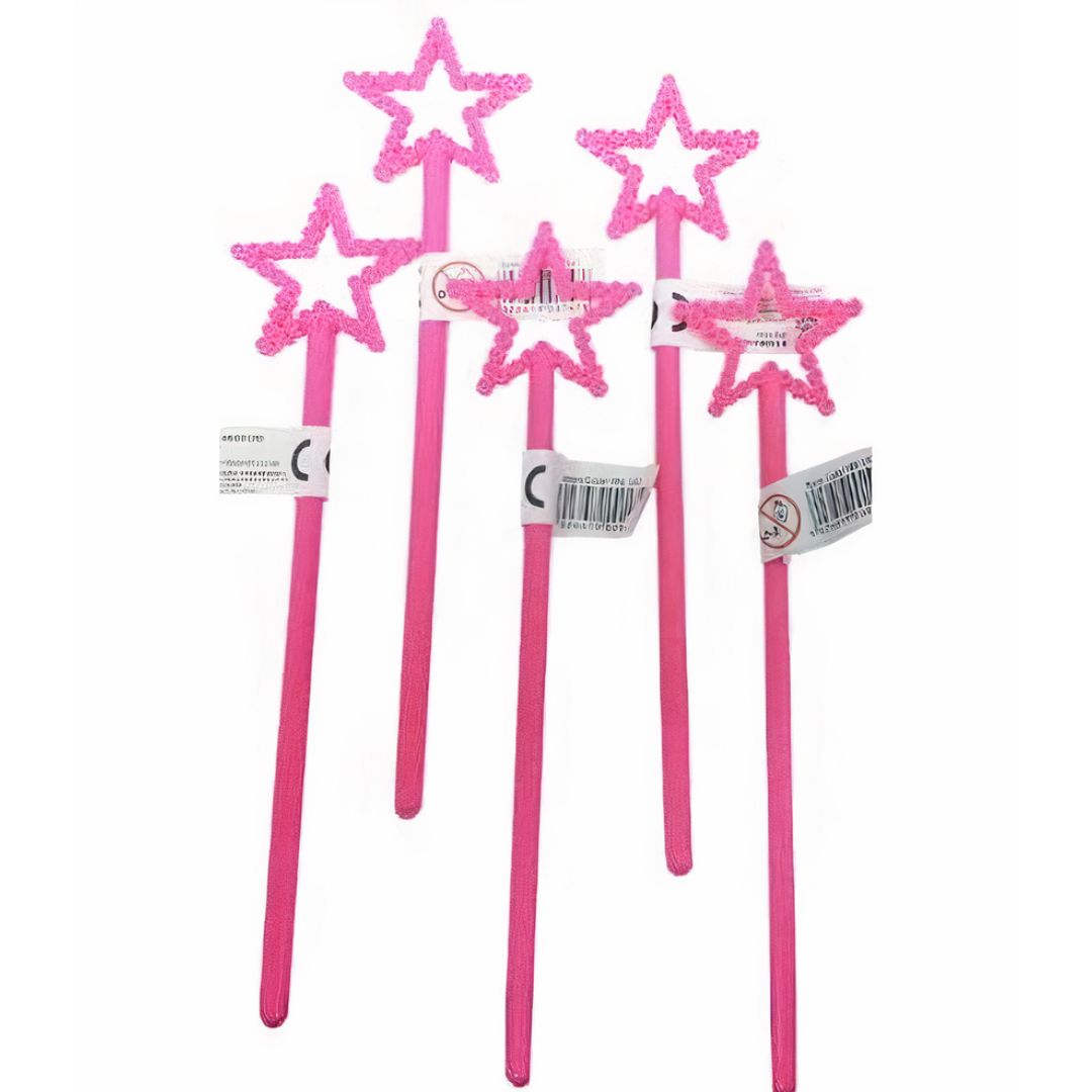 Φούξια Ραβδάκια με αστεράκι Princess (12 τεμ)