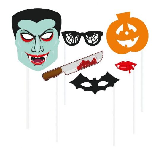 Photo booth Props Halloween (6 τεμ)