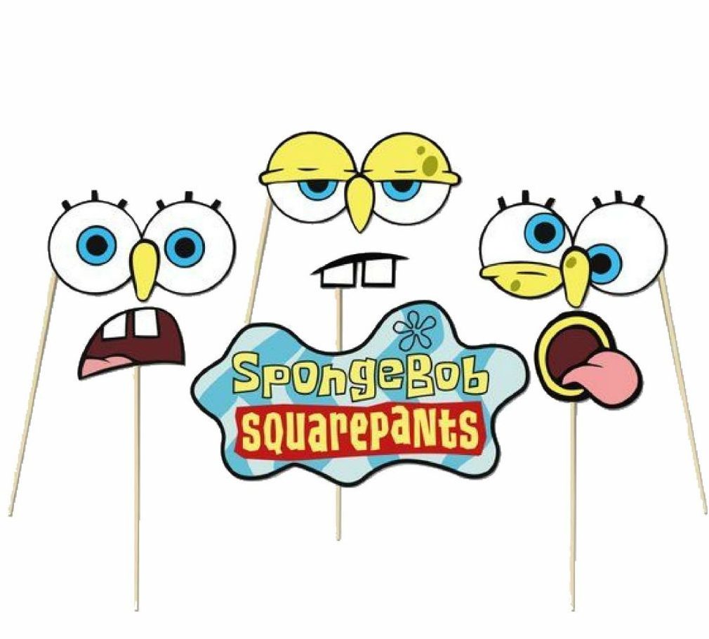 Photobooth Μπόμπ Σφουγγαράκης (7 τεμ)