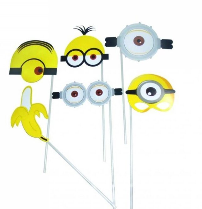 Photobooth Props Minions (6 τεμ)