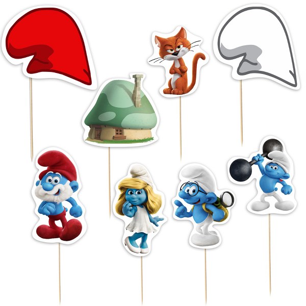 Photobooth Props Στρουμφάκια (8 τεμ)